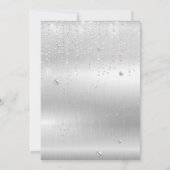 Moderne uitnodiging voor Quinceanera (Achterkant)