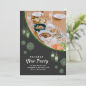 Moderne uitnodiging voor Ramadan Iftar Party (Staand voorkant)