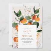 moderne uitnodiging voor sinaasappels van citrusvr (Voorkant)