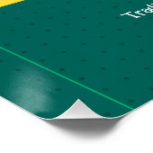 Moderne uitnodiging voor St. Patrick's Day-feest Perfect Poster (Hoek)