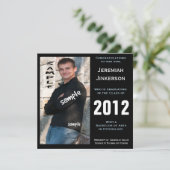 Moderne uitnodiging voor studie- en studiegroep vo (Staand voorkant)