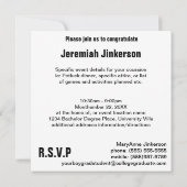 Moderne uitnodiging voor studie- en studiegroep vo (Achterkant)