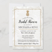 Moderne uitnodiging voor tropische ananassen (Voorkant)