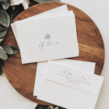 Moderne uitnodiging voor tropische bruiloft