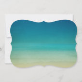 Moderne uitnodiging voor tropische palmbomen voor (Achterkant)