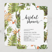 Moderne uitnodiging voor tropische weddenschappen (Voorkant / Achterkant)