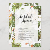 Moderne uitnodiging voor tropische weddenschappen (Voorkant / Achterkant)