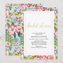 Moderne uitnodiging voor tropische weddenschappen