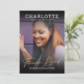 Moderne uitnodiging voor viering van het leven met (Staand voorkant)