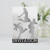 Moderne uitnodiging voor vip vip van de hippe hip (Staand voorkant)