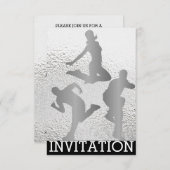 Moderne uitnodiging voor vip vip van de hippe hip (Voorkant / Achterkant)