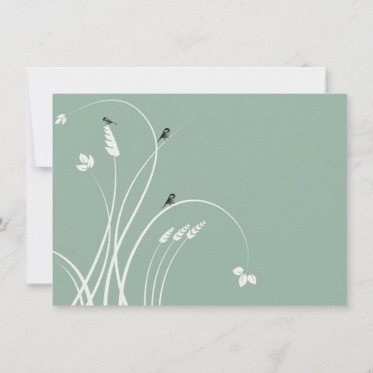 Moderne uitnodiging voor weddenschappen (Achterkant)