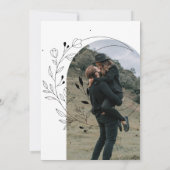 Moderne uitnodiging voor weddenschappen (Achterkant)