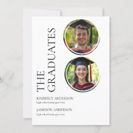 Moderne uitnodigingen van de Joint Graduation Part