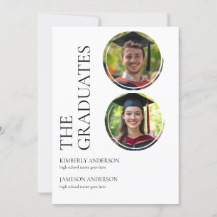 Moderne uitnodigingen van de Joint Graduation Part