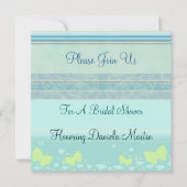 Moderne uitnodigingen voor een bridal/bruiloft (Voorkant)