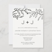 Moderne uitnodigingen voor het diner van de branch (Voorkant)