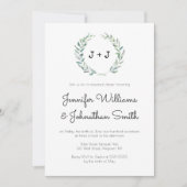 Moderne uitnodigingen voor het dineren met de grot (Voorkant)