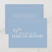 Moderne Uitnodigingskaart voor de Getuige van de B Kaart (Voorkant / Achterkant)