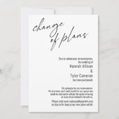 Moderne uitverandering van plannen uitgestelde tro kaart (Voorkant)