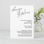 Moderne uitverandering van plannen uitgestelde tro kaart (Staand voorkant)