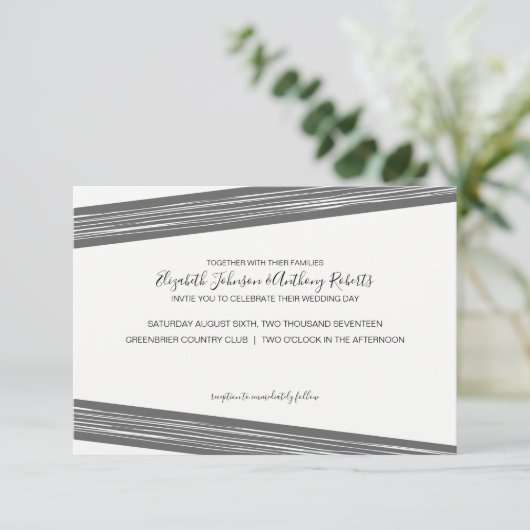 Moderne uitvindingen van het zwarte en witte gestr kaart (Staand voorkant)