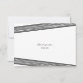 Moderne uitvindingen van het zwarte en witte gestr kaart (Achterkant)