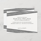 Moderne uitvindingen van het zwarte en witte gestr kaart (Voorkant / Achterkant)