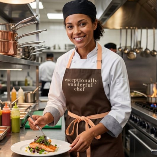 Moderne Uitzonderlijk Prachtige Chef Gray Schort