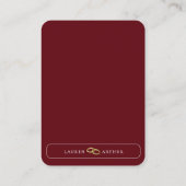 Moderne ultra chique minimale foto bruiloft detail informatiekaartje (Achterkant)