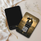 Moderne ultra chique minimale foto bruiloft detail informatiekaartje