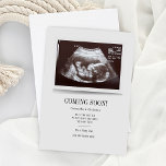 Moderne Ultrasound foto Zwangerschap Aankondiging<br><div class="desc">Het is altijd een goed moment om dit spannende nieuws te delen met je naaste en beste. Pas deze kaart aan door uw ultrasone foto te uploaden,  voeg uw gegevens toe en laat iedereen op de hoogte zijn van dit speciale nieuws.</div>