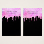 Moderne Unicorn Ombre stuurt sieraden Visitekaartje (Voorkant /achterkant)