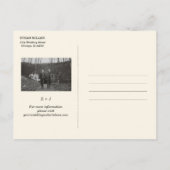 Moderne Unie sparen de Datum Aankondigingskaart (Achterkant)