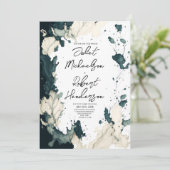 Moderne, unieke Abstracte Waterverf Kaart (Staand voorkant)