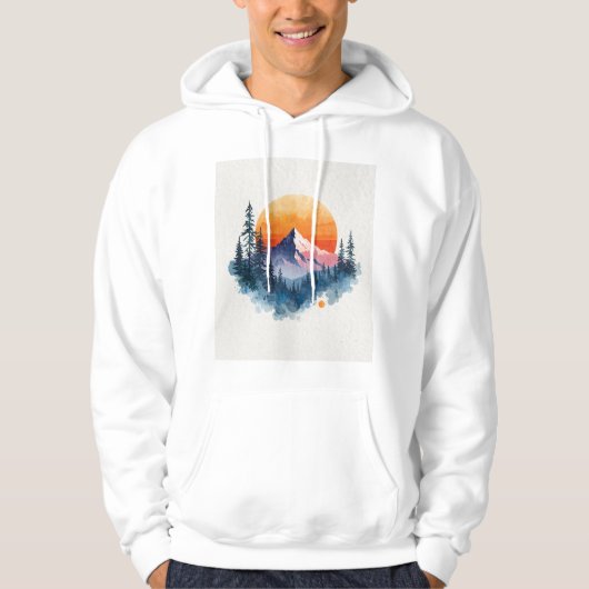 Moderne Unieke Brandy Trendy Hoodie (Voorkant)