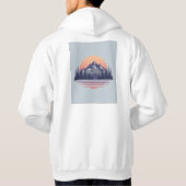 Moderne Unieke Brandy Trendy Hoodie (Achterkant)