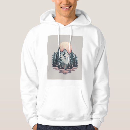 Moderne Unieke Brandy Trendy Hoodie (Voorkant)