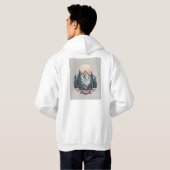 Moderne Unieke Brandy Trendy Hoodie (Achterkant volledig)