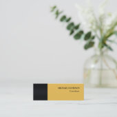 Moderne unieke elegante stijlvolle persoonlijke mini visitekaartje (Staand voorkant)