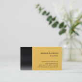 Moderne unieke elegante stijlvolle persoonlijke visitekaartje (Staand voorkant)