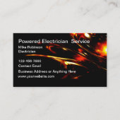 Moderne unieke elektricien Visitekaartjes (Voorkant)