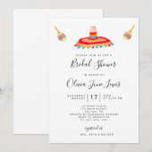 Moderne unieke Fiesta Sombrero-Vrijgezellenfeest Kaart (Voorkant / Achterkant)