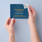 Moderne unieke flyer sjabloon voor bedrijven (Hand)