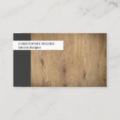 Moderne unieke foto Houden Interior Designer Visitekaartje (Voorkant)