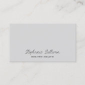 Moderne unieke holistische gezondheid visitekaartje (Voorkant)