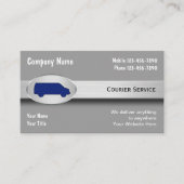Moderne unieke koerier Visitekaartjes (Voorkant)