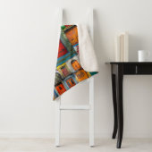 Moderne, unieke  kunstfoto sherpa deken (In situ)