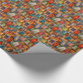 Moderne, unieke  kunstfoto's cadeaupapier (Hoek)