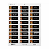 Moderne, unieke  kunstfoto's etiket (Full Sheet)